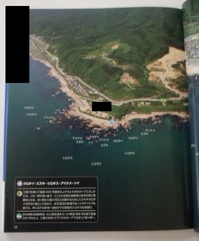 空撮新潟釣り場ガイドの中身